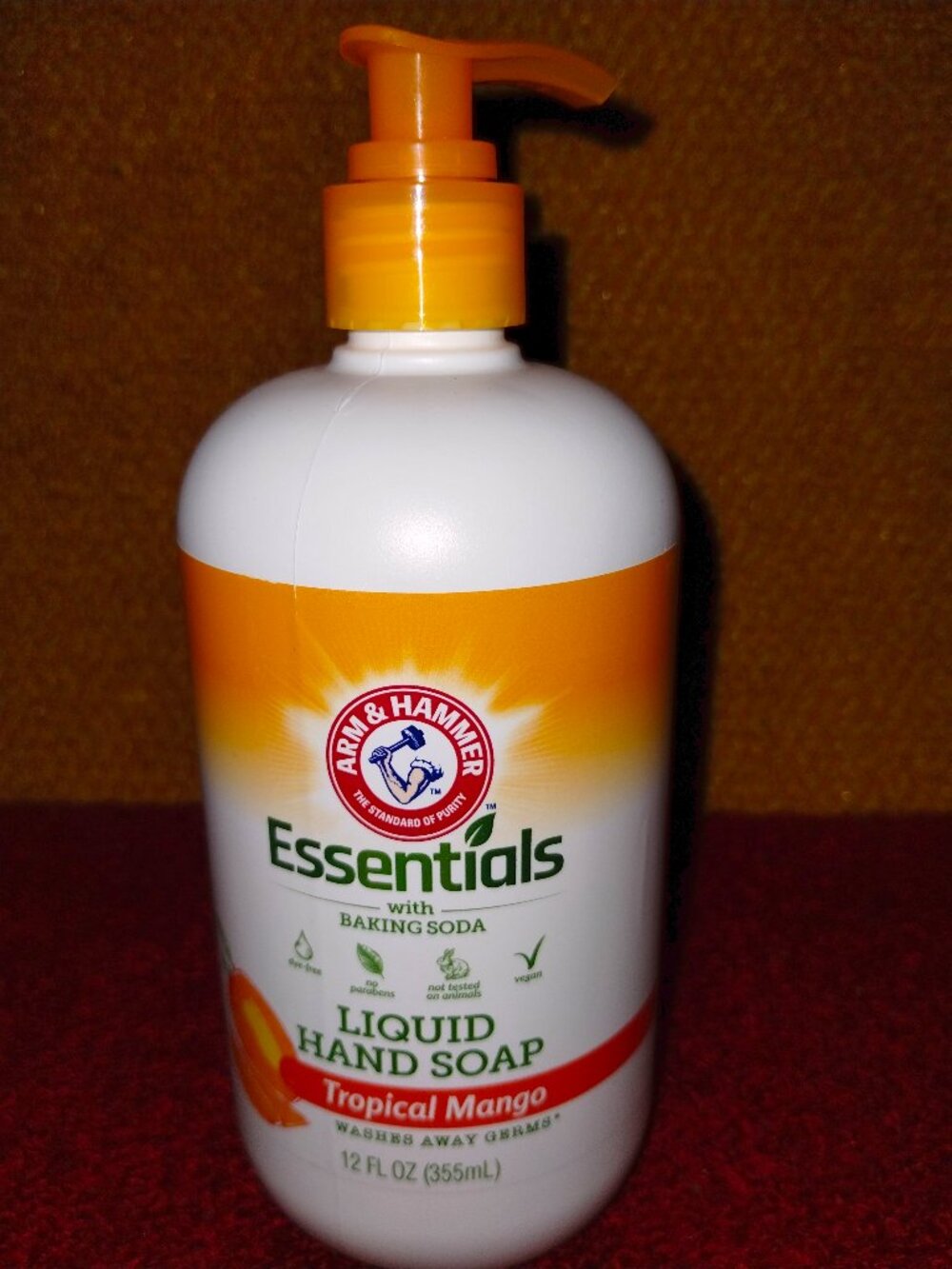 ARM & HAMMER Essentials Liquid Hand Soap Tropical Mango 12 fl oz